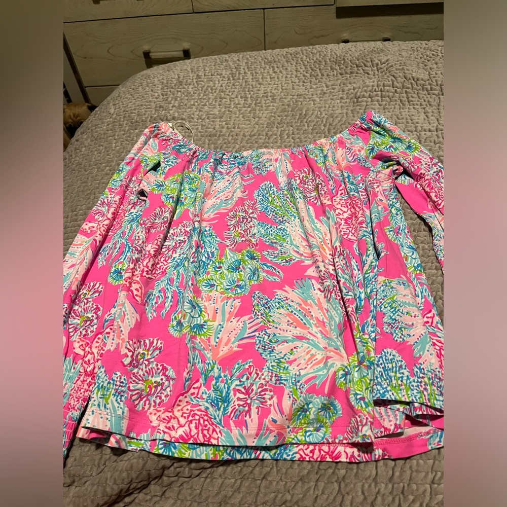 Lilly Pulitzer off the shoulder top